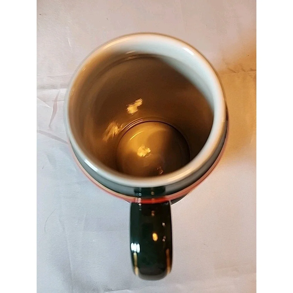 VTG 1991 Budweiser Beer Christmas Stein Mug Clydesdales Ceramarte Retro Dad Gift